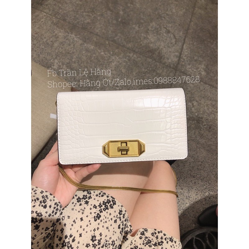 Túi Khoá xoay size mini 18cm Da CS Cực đẹp