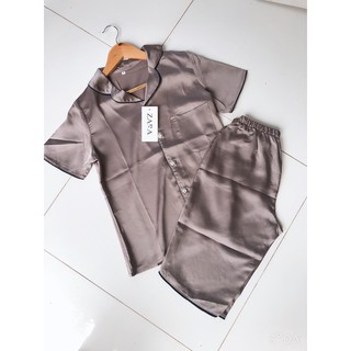 bộ pijama lửng lụa chạy viền hot hit