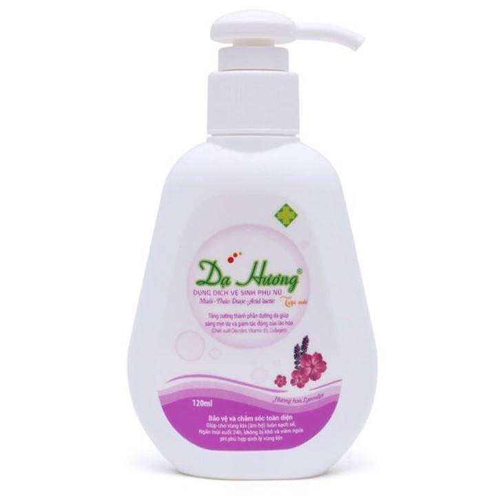 Dung dịch vệ sinh phụ nữ Dạ Hương Tím (Lavender) 120ml có vòi - Coastlinecare Pharmacy