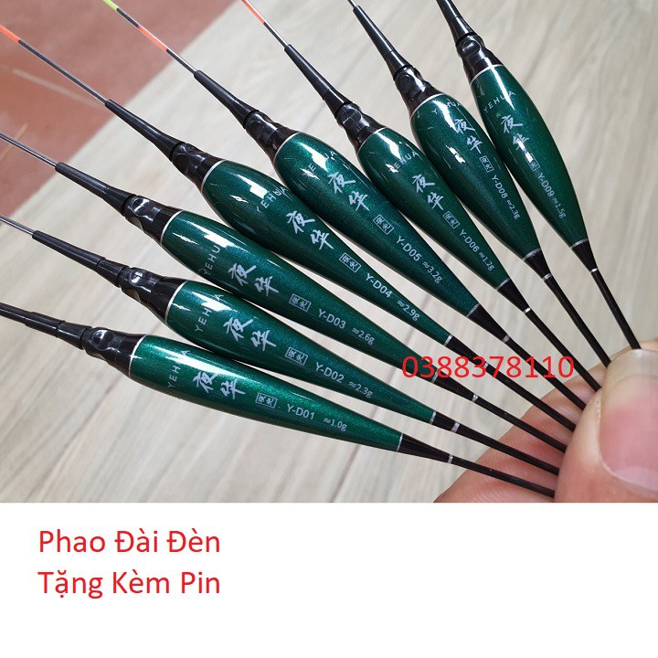 Phao Đài Đèn YEHUA Xịn Xò Cao Cấp, Phao Đèn Câu Đài