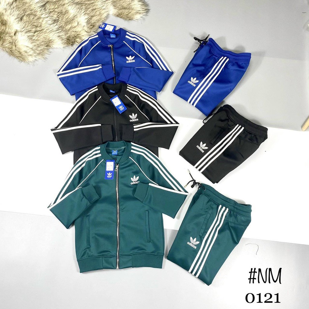 Bộ Đồ, Set Đồ Nam Nữ ☀ ĐỦ SIZE 40-80 KG ☀ Bộ, Set Adidas thu đông kéo khóa 2021
