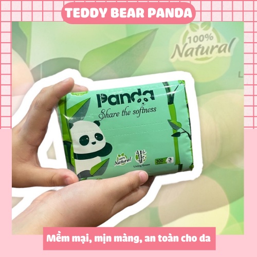 [Combo 30 gói] Giấy rút PANDA 3 lớp mềm mại mịn màng