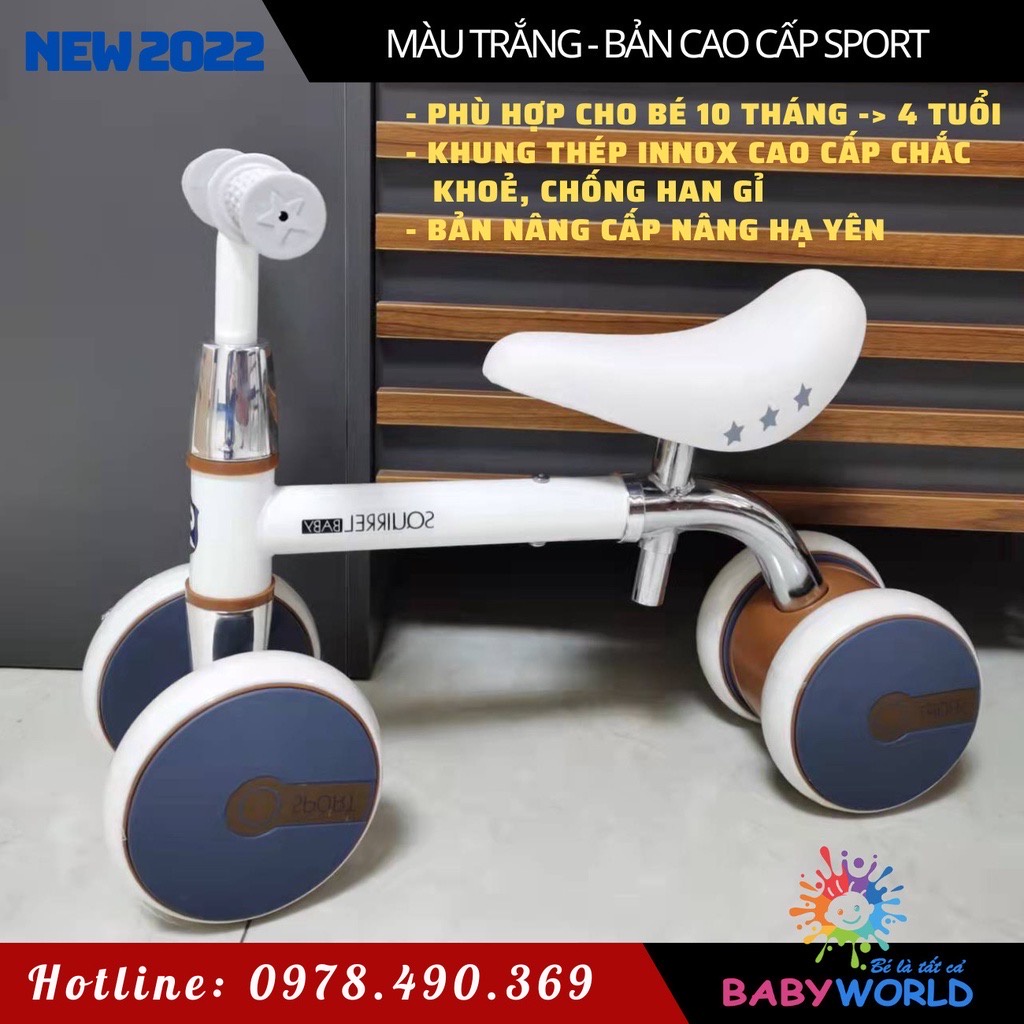 Xe chòi chân cao cấp Sport hàng hot 2021 khung xe thép cacbon siêu bền