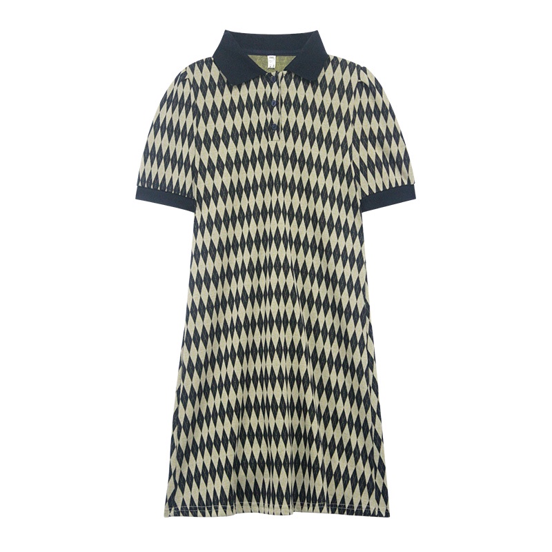 Đầm Dệt Kim Cổ Polo Thiết Kế Mới Cao Cấp Thời Trang Mùa Hè Dành Cho Nữ