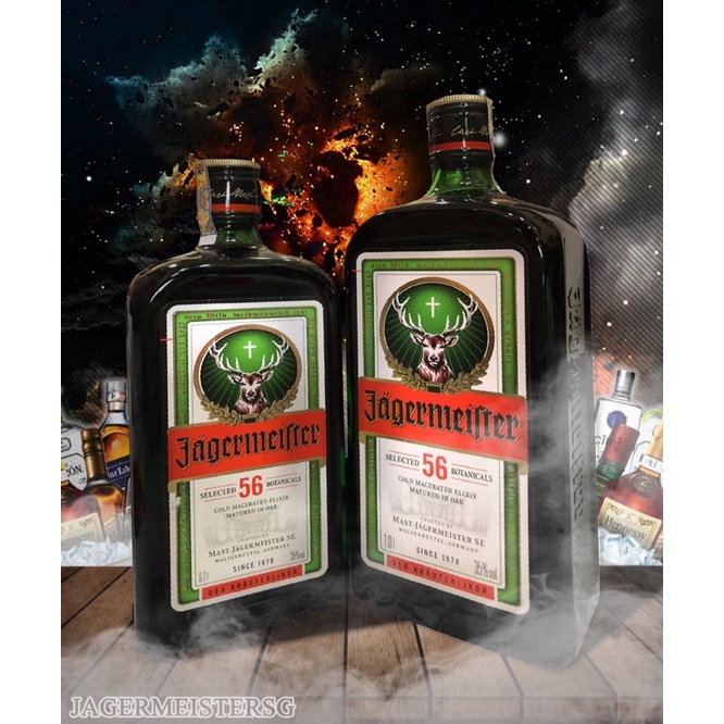 Chai quà tặng lưu niệm Jagermeister ( đã bao gồm phí gói hàng )