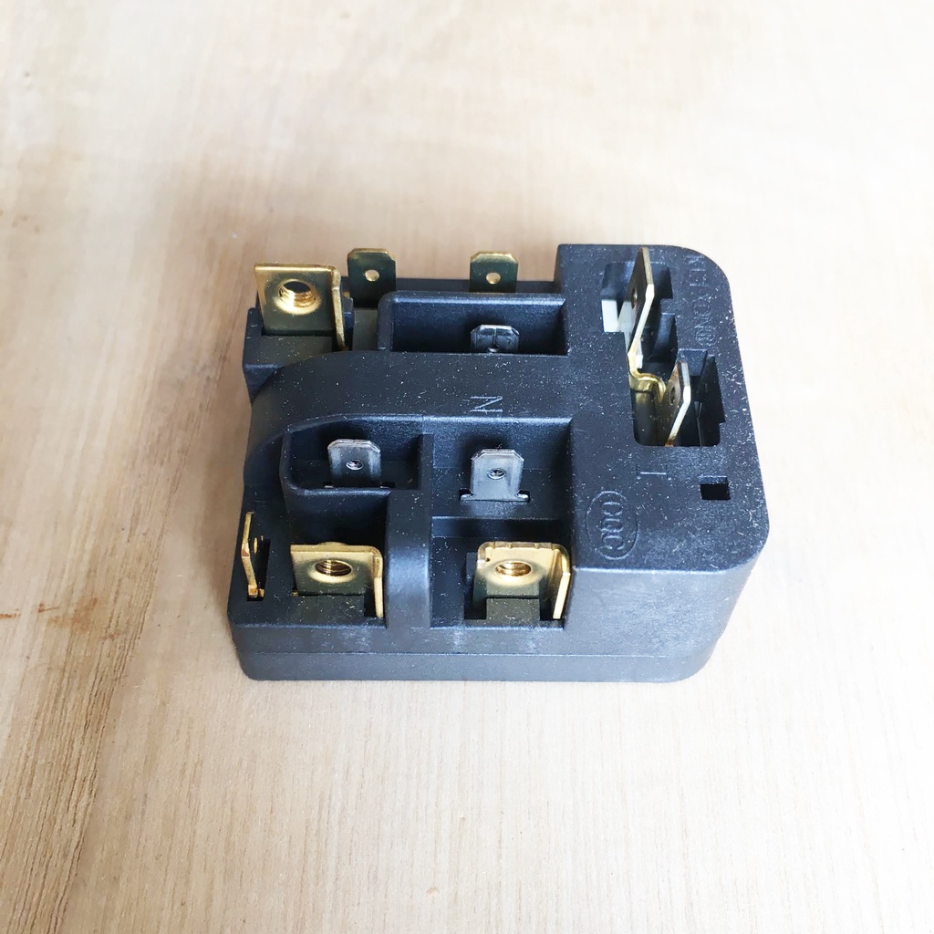 Rơ le Tecmic Block Tủ Lạnh Electrolux - Relay Tecmit bảo vệ máy nén - Termit Electrolux