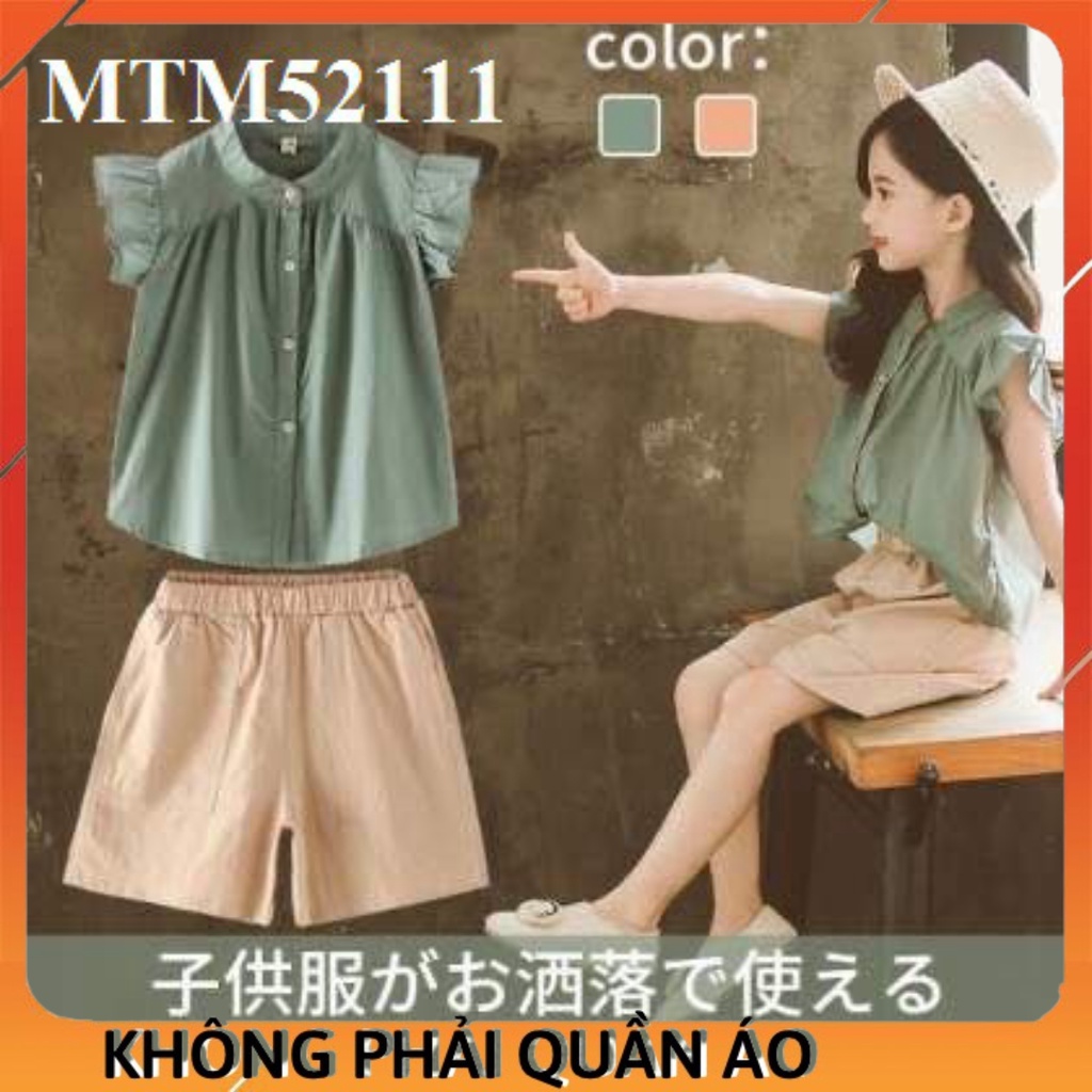 Rập Bộ Đồ Cho Bé Gái MTM52111 (Rập Giấy Bộ Đồ Trẻ Em)