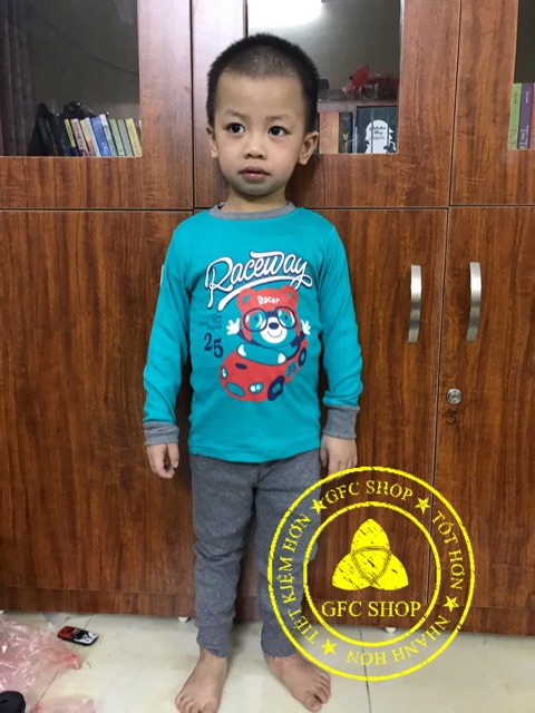 Bộ thu đông dài tay 8-21 kg bé trai