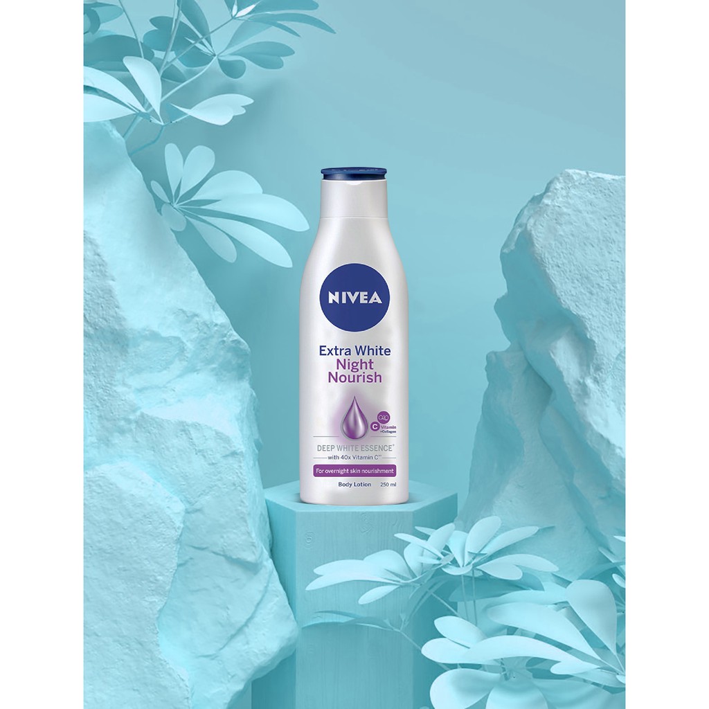 Sữa Dưỡng Thể Dưỡng Trắng Da Ban Đêm Nivea 250ml