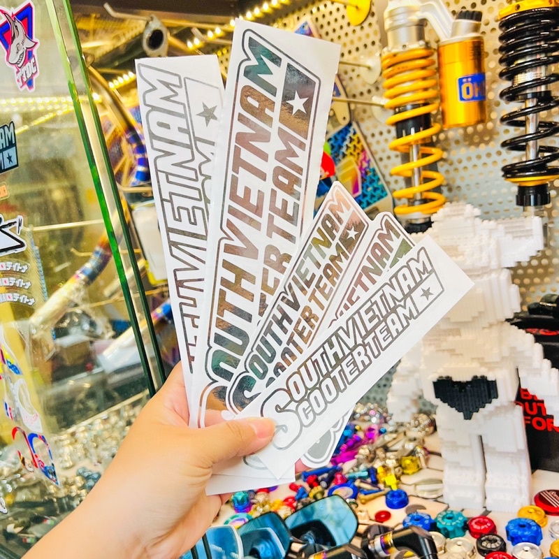 Tem Sticker Crom 25cm 15cm 🇻🇳