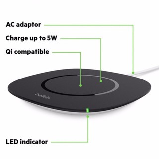 SẠC KHÔNG DÂY BELKIN BOOST↑UP™ (màu đen) dành cho IPHONE 8, IPHONE X, v.v...