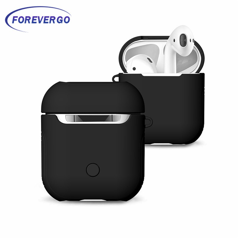 Vỏ Bảo Vệ Hộp Sạc Tai Nghe Airpods Bằng Silicon Cứng Chống Sốc Ốp