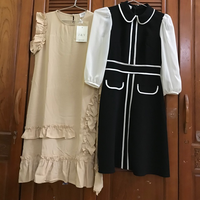 3 váy-( hoa, đen, sọc)