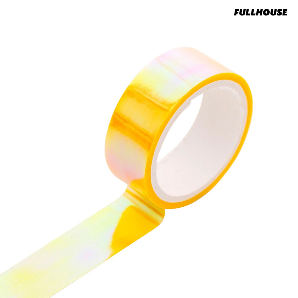 Băng Dính Laser Nhiều Màu Chống Thấm Nước Trang Trí Sổ Lưu Niệm