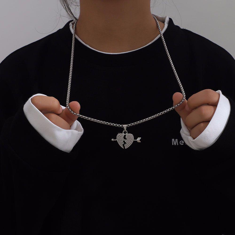 Vòng cổ Dày Mặt Hình Mắt Kính Phi Hành Gia VANES1 Thời Trang Dành Cho Cặp Đôi