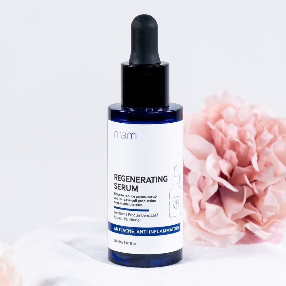 Tinh chất cho da mụn Acne Solution Serum M3M, Tặng 1 Regenerating Serum M3M