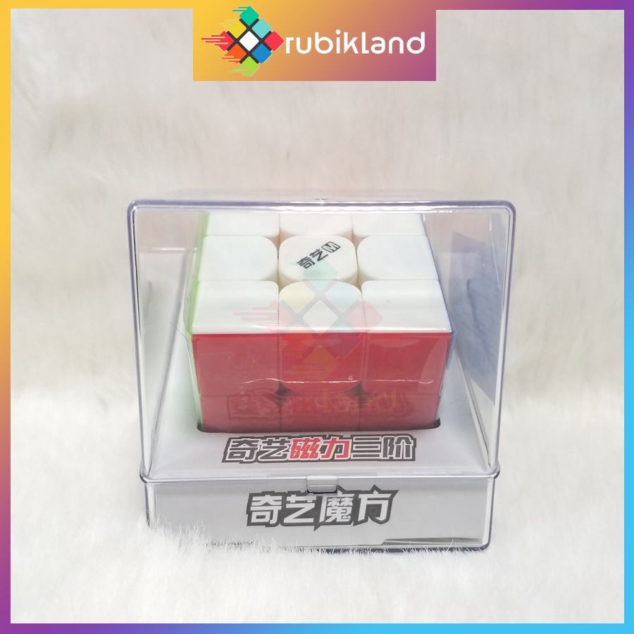 Rubik 3x3 Nam Châm QiYi MS Magnetic Stickerless Rubic 3 Tầng 3x3x3 Đồ Chơi Trí Tuệ