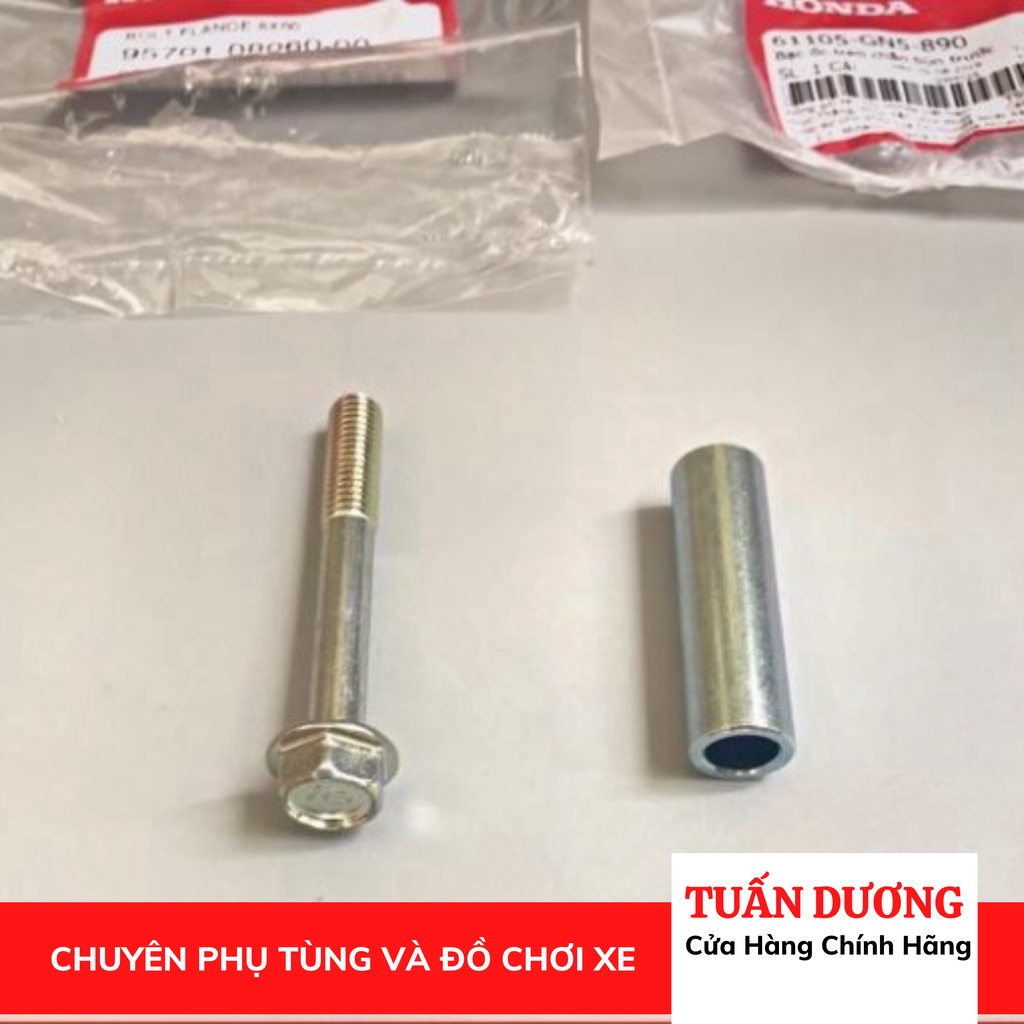 ốc bắt baga giỏ xe DREAM chính hãng-lắp được cho các dòng xe honda dream wave chính hãng đẹp zin 100%