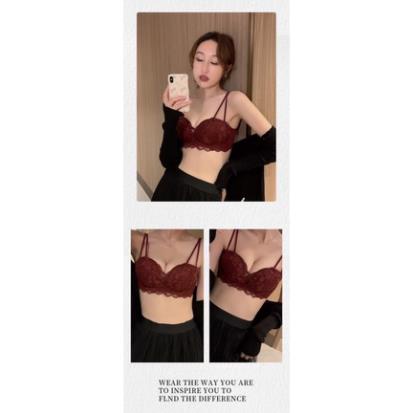 Áo Ngực Ren 2 Dây Trong 1, Áo Lót Nữ Kiểu Mới Ren Đẹp Tinh Tế 0779