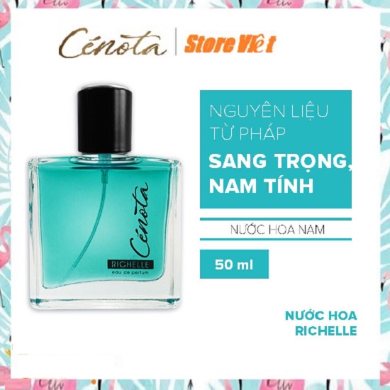 Nước hoa nam Cénota Richelle 50ml, nước hoa nam mạnh mẽ, quyến rũ- Store Việt