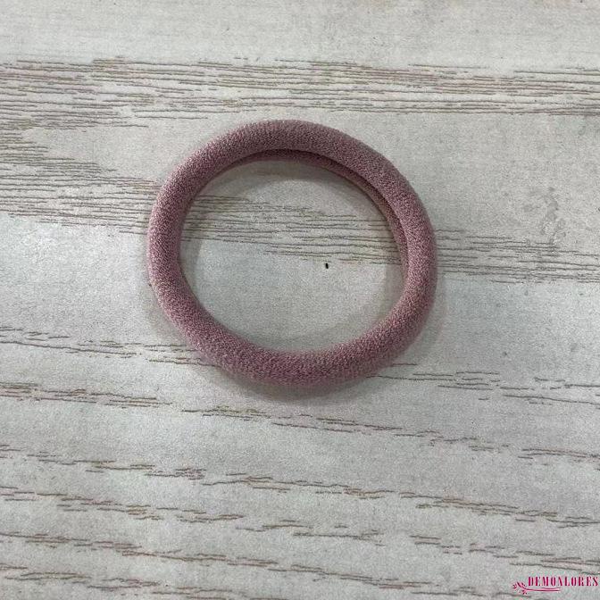 Dây buộc tóc co giãn màu kẹo không đường may thời trang cho nữ