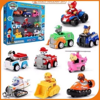 Chó cứu hộ Paw Patrol A8, A9, A11, mô hình 6 con, 7 con, 8 con, 9 con đồ chơi cho các bé