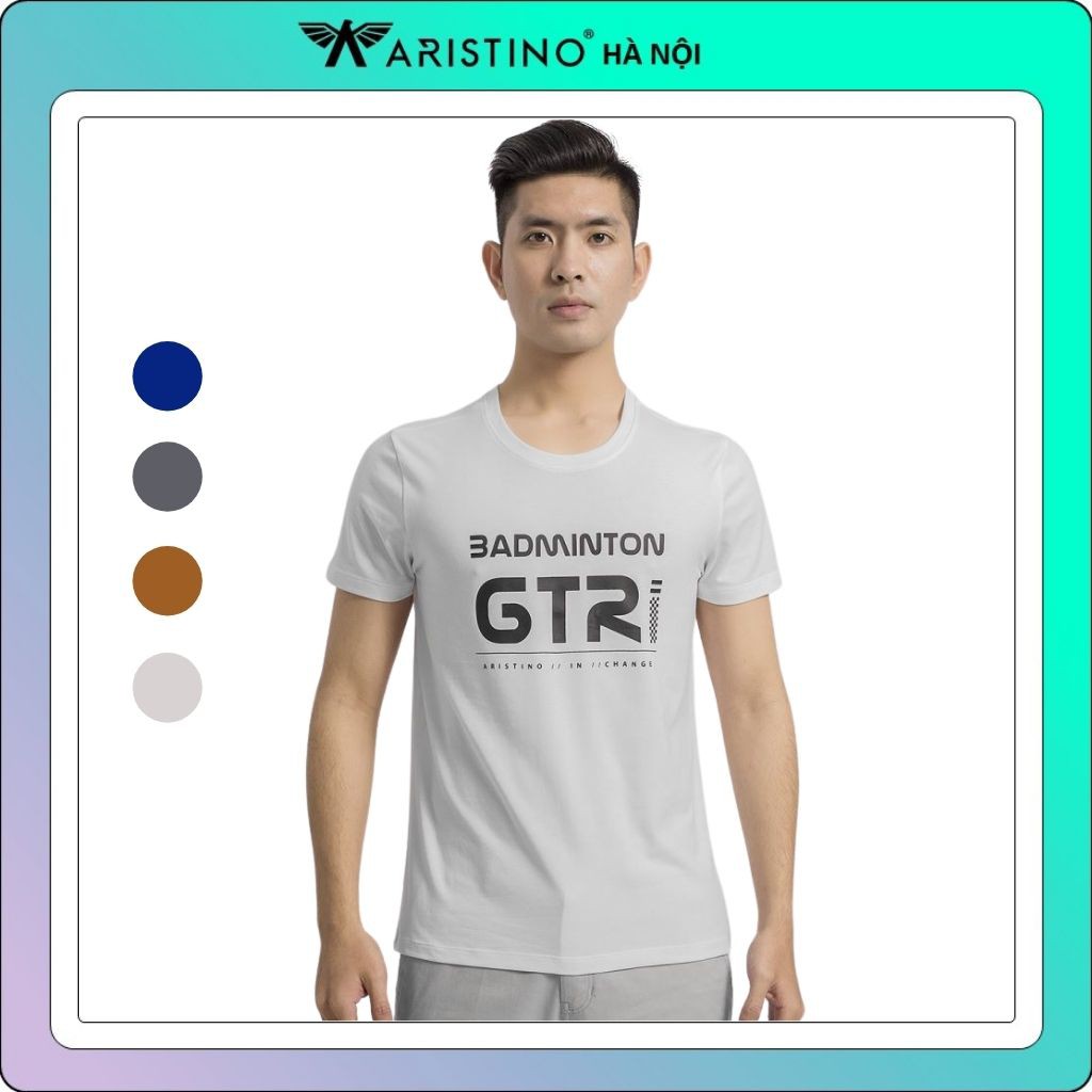 Áo thun nam ARISITNO ATS005S9 - 4 màu- slim- TAG 245K