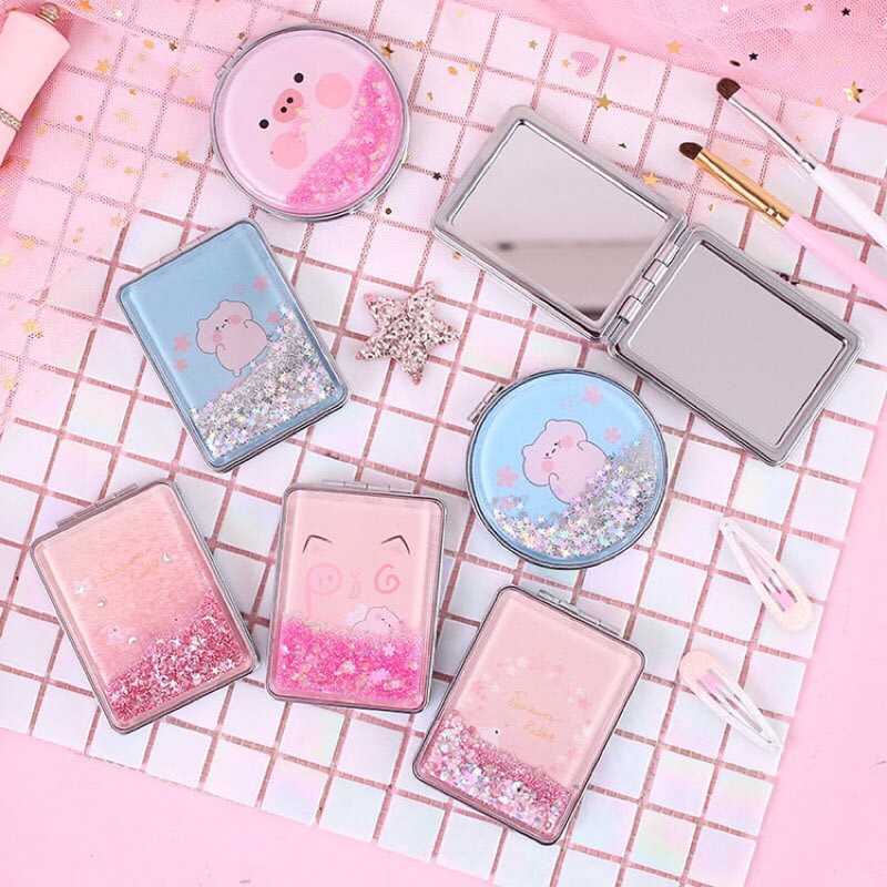 Gương 2 mặt mini bỏ bóp .