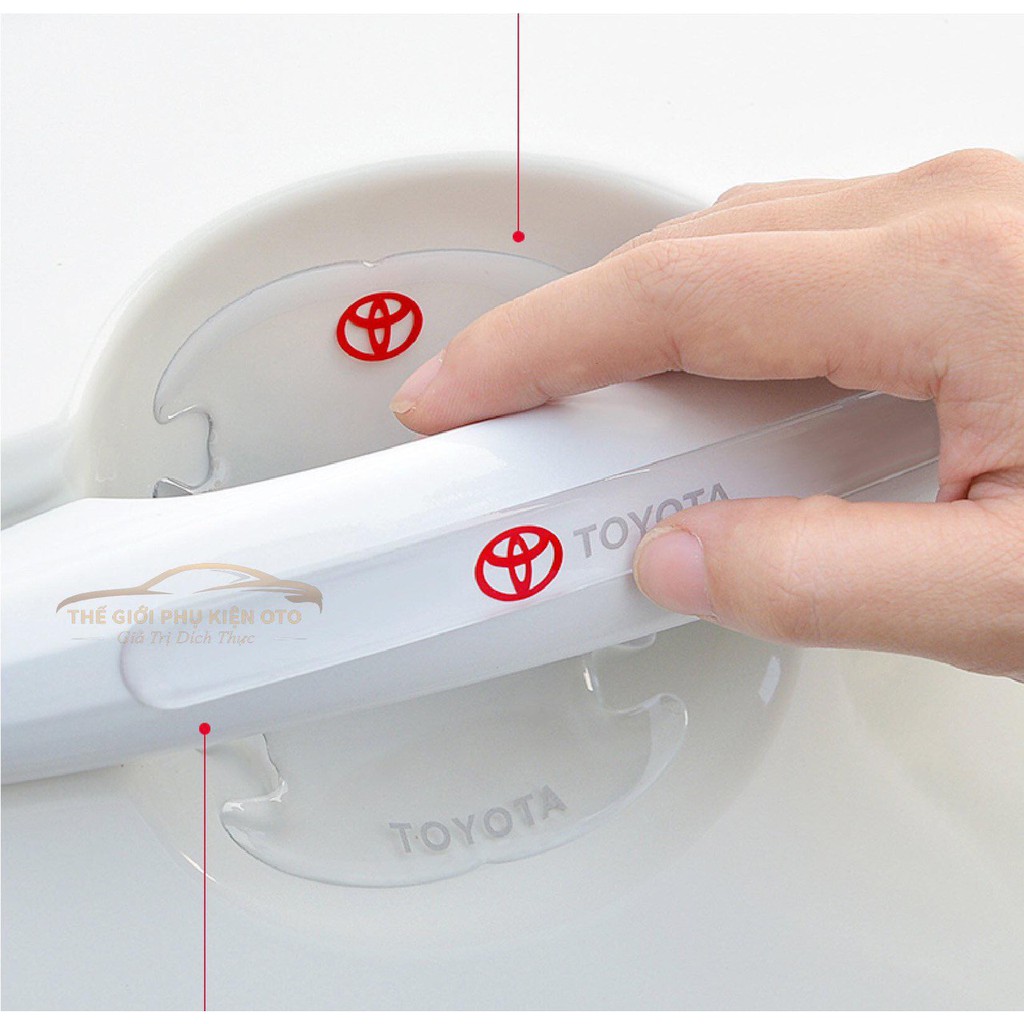 Bộ dán chống xước tay nắm cửa oto