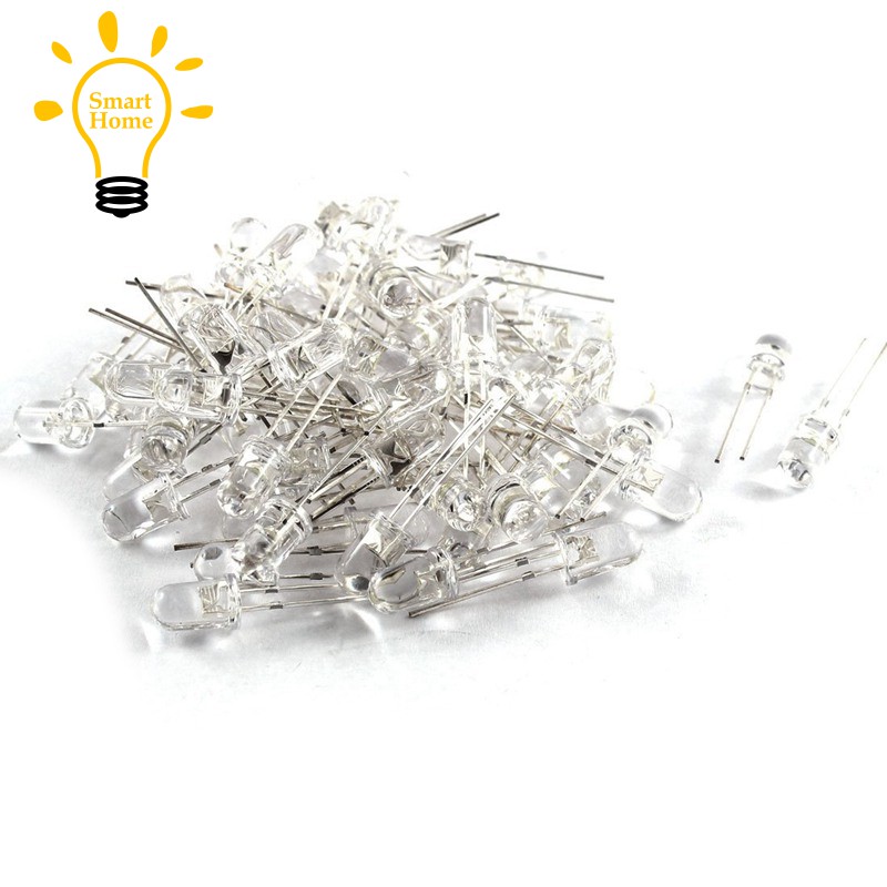 70 Đi ốt cho đèn LED DC 3V-6V 5mm ánh sáng trắng
