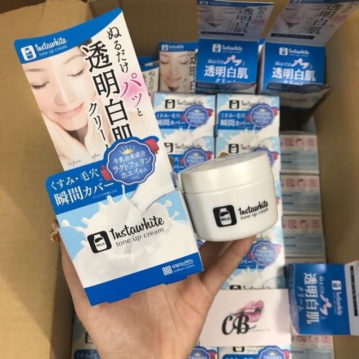 Kem dưỡng và nâng tông da Meishoku Instawhite Tone Up Cream Nhật Bản 50g