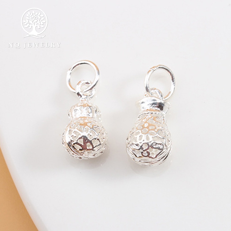 Charm bạc bình hồ lô treo - NQ Jewelry