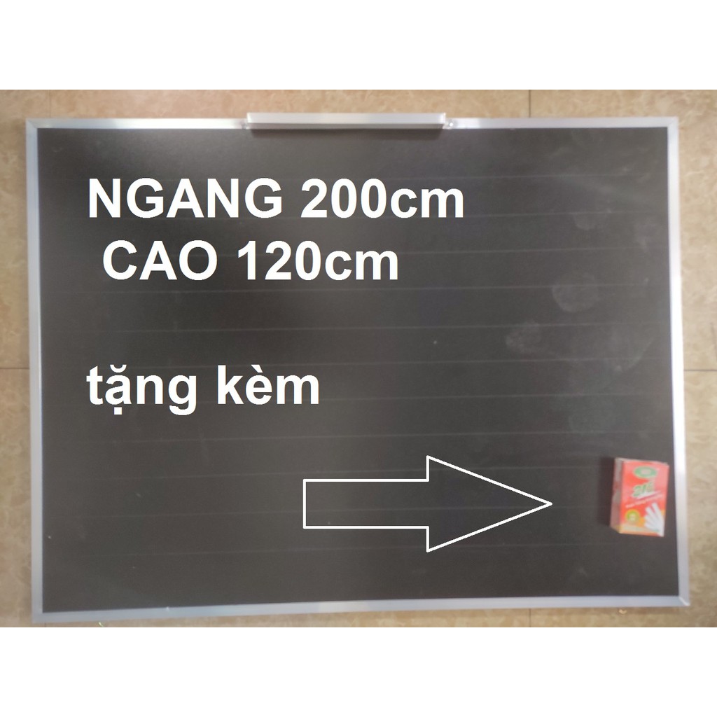 Bảng mica 120 x 200cm, Tặng phấn hoặc bút lông & lau bảng