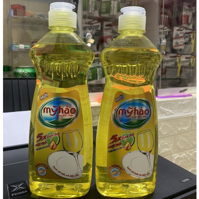 NƯỚC RỬA CHÉN MỸ HẢO 400ML HƯƠNG CHANH