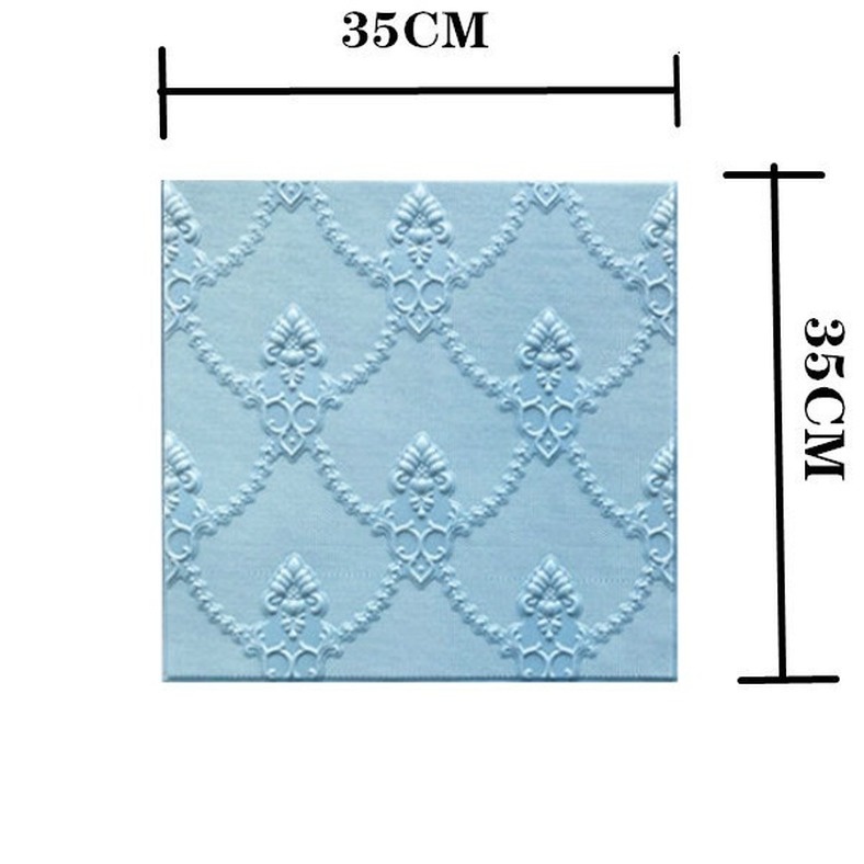 Miếng Dán Tường Bằng Xốp Mềm Họa Tiết Vân Gỗ 3d Cách Âm Chống Thấm Nước Phong Cách Châu Âu Trang Trí Nhà Cửa