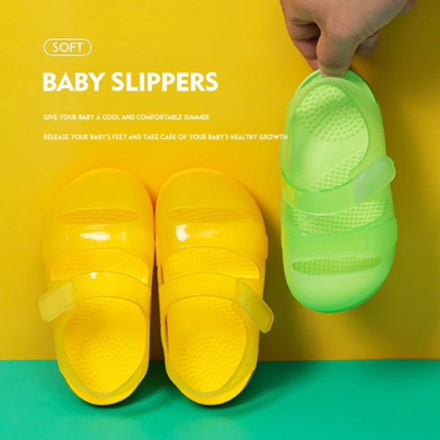 Dép cho bé Cheerful Mario HJ1833 Dép sandal cho bé trai bé gái siêu nhẹ chống trơn trượt