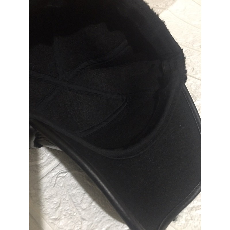 mũ lưỡi trai da có bịt tai lót lông giữ ấm mùa đông, mũ ấm