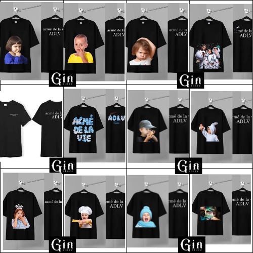 Áo ADLV Thun Cotton 2 chiều số 25-48 Mẫu Hot phông tay lỡ unisex nam nữ