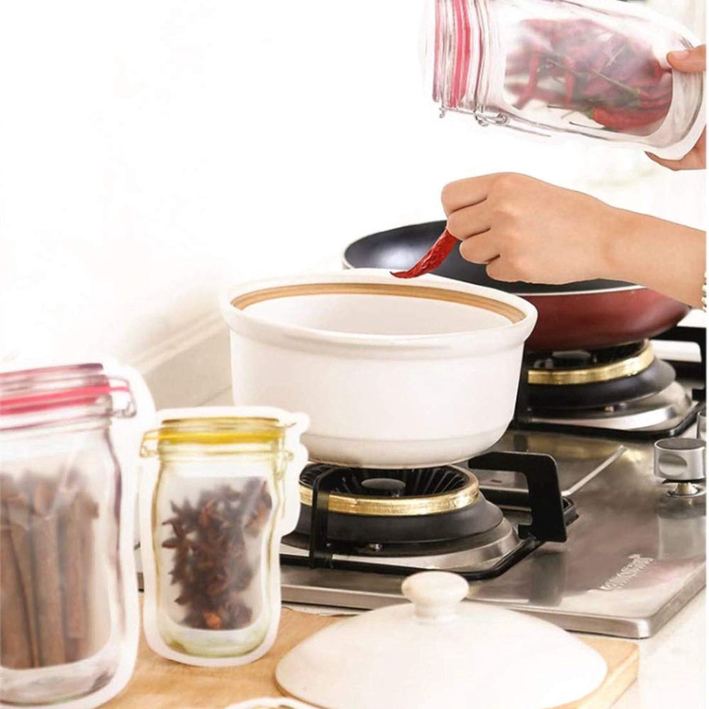 Set 5 túi zip chuyên dụng cho bảo quản thực phẩm