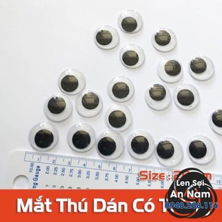Mắt Thú Dán Các Size