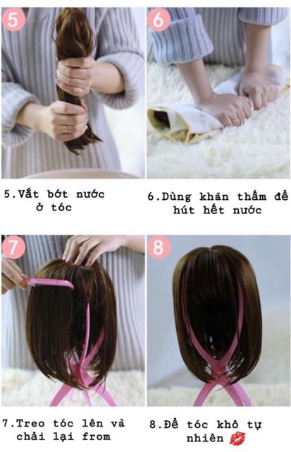 Combo lược + dưỡng chuyên dụng cho tóc giả