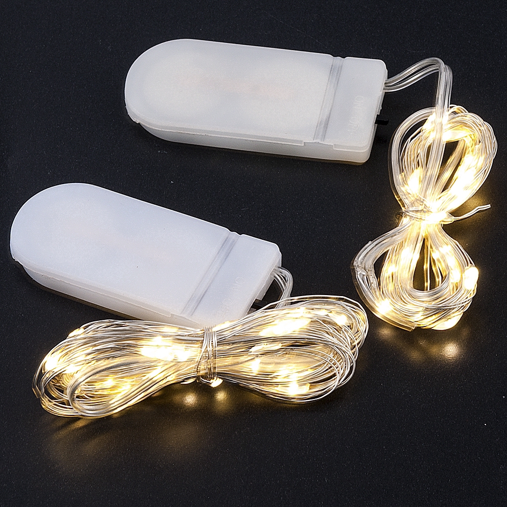 Dây Đèn LED 2m-10m Tùy Chọn Trang Trí Giáng Sinh Đa Dụng