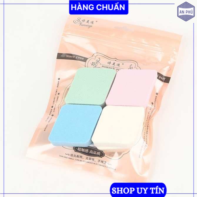 Bọt biển rửa mặt Beatiful Charm (túi 4 miếng)