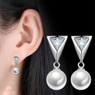 Bông tai ngọc tam giác bhbt153