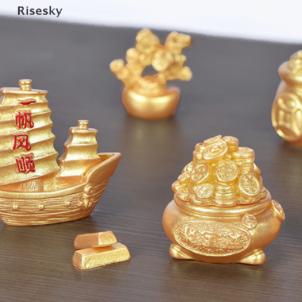 Phụ Kiện Trang Trí Năm Mới Hình Cây Hồ Lô Bằng Nhựa Resin