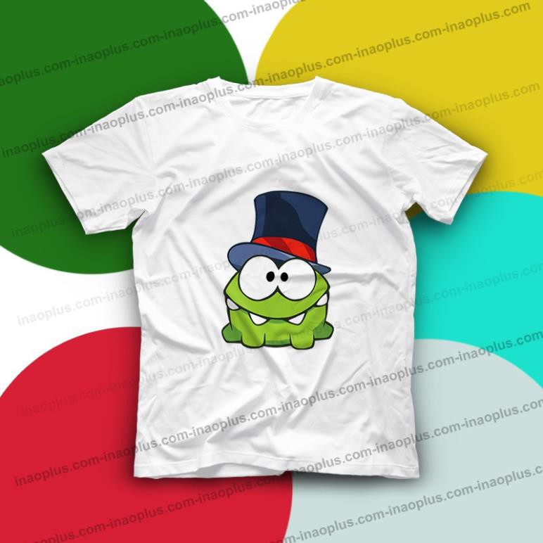 SALE- in áo hình Om nom stories chú ếch xanh - 4 mẫu - áo HOT