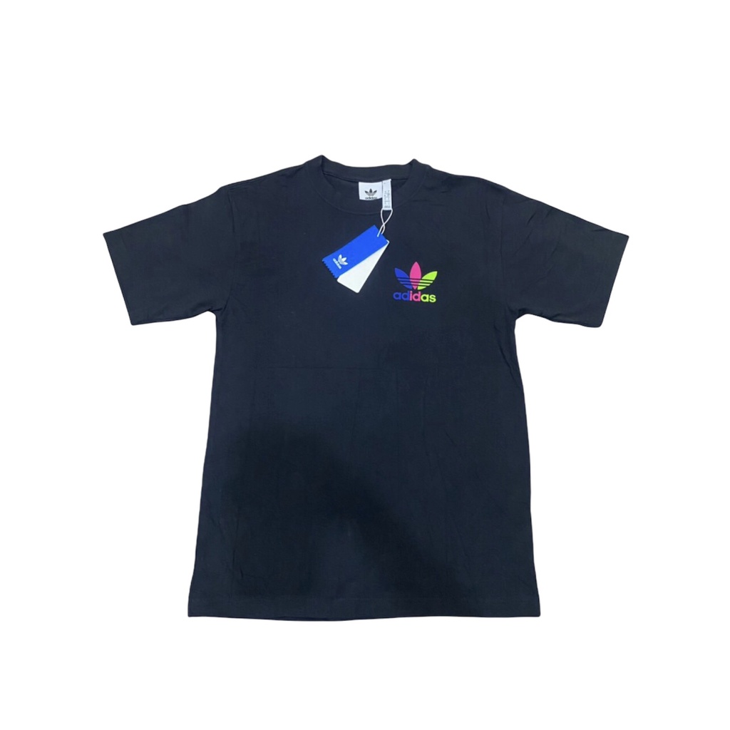 ÁO THUN NAM ADIDAS TRICOLOR T-SHIRT BLACK HB0746