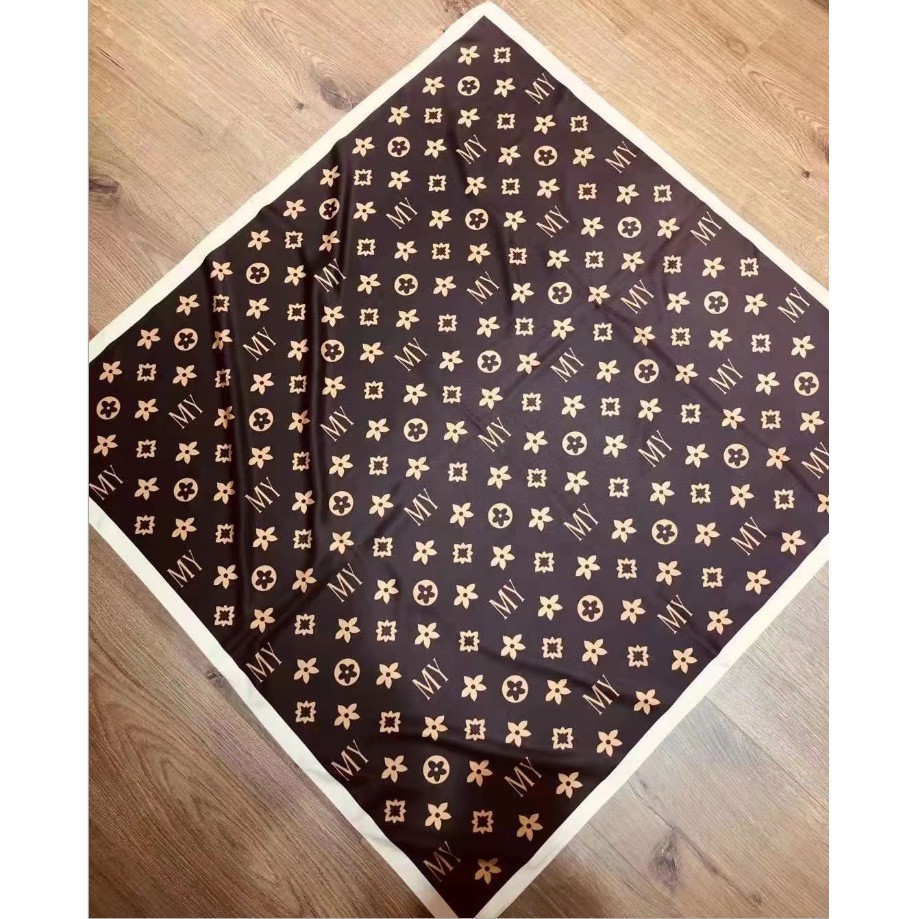 Khăn Choàng Lụa Vuông 90cm (35.4inch) Thoáng Khí Che Nắng Cho Phụ Nữ Hồi Giáo WJ1007-07