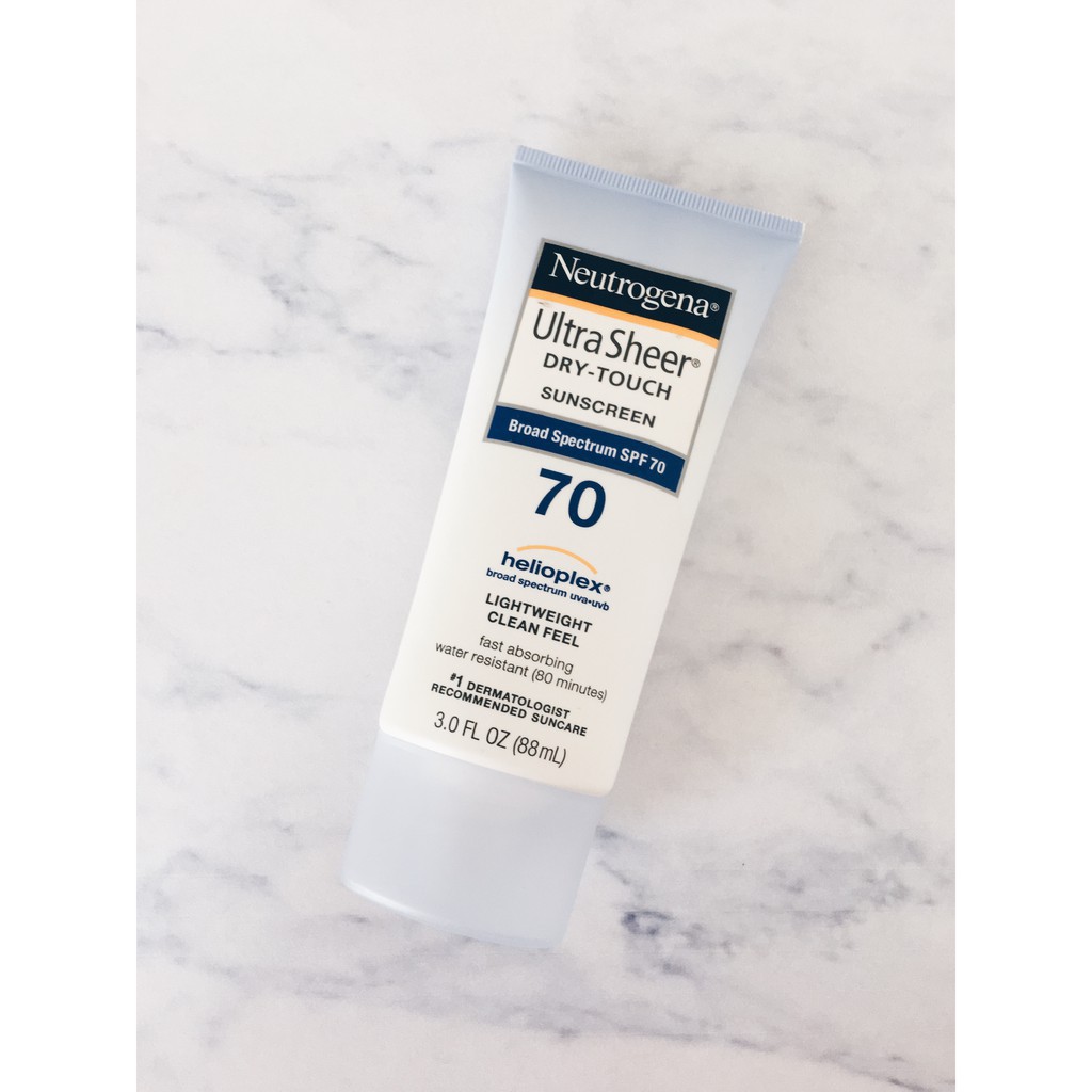 Kem Chống Nắng Neutrogena Ultra Sheer Dry Touch SPF 70 (88ml) - Authentic USA