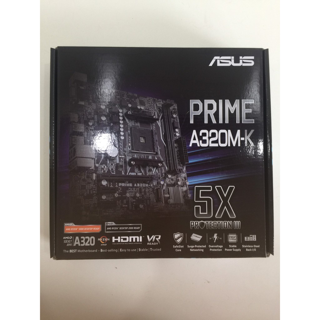 Mainboard Asus Prime A320M-K Socket AM4 - Chính hãng